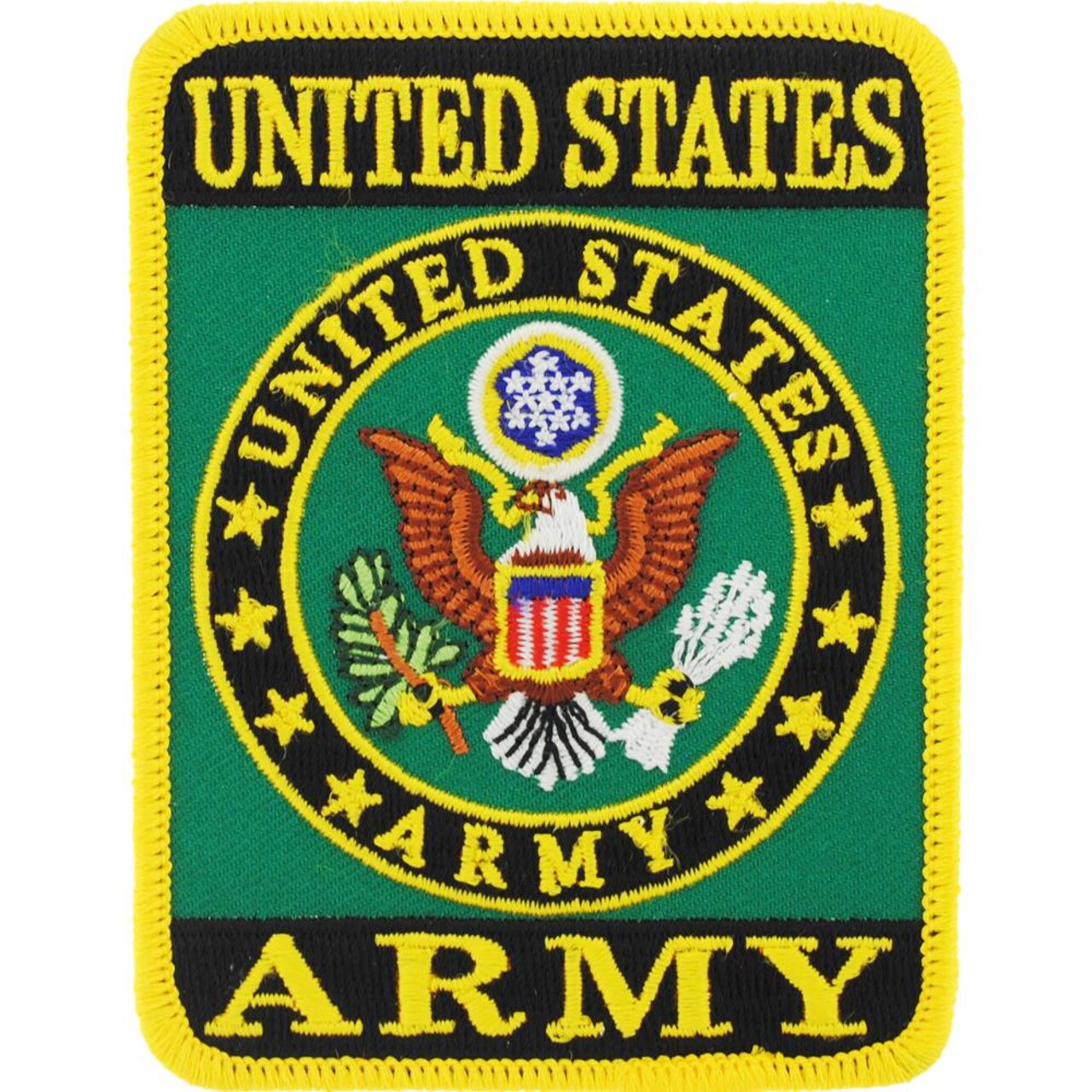 US Army Symbol Rectangle Iron-On Patch